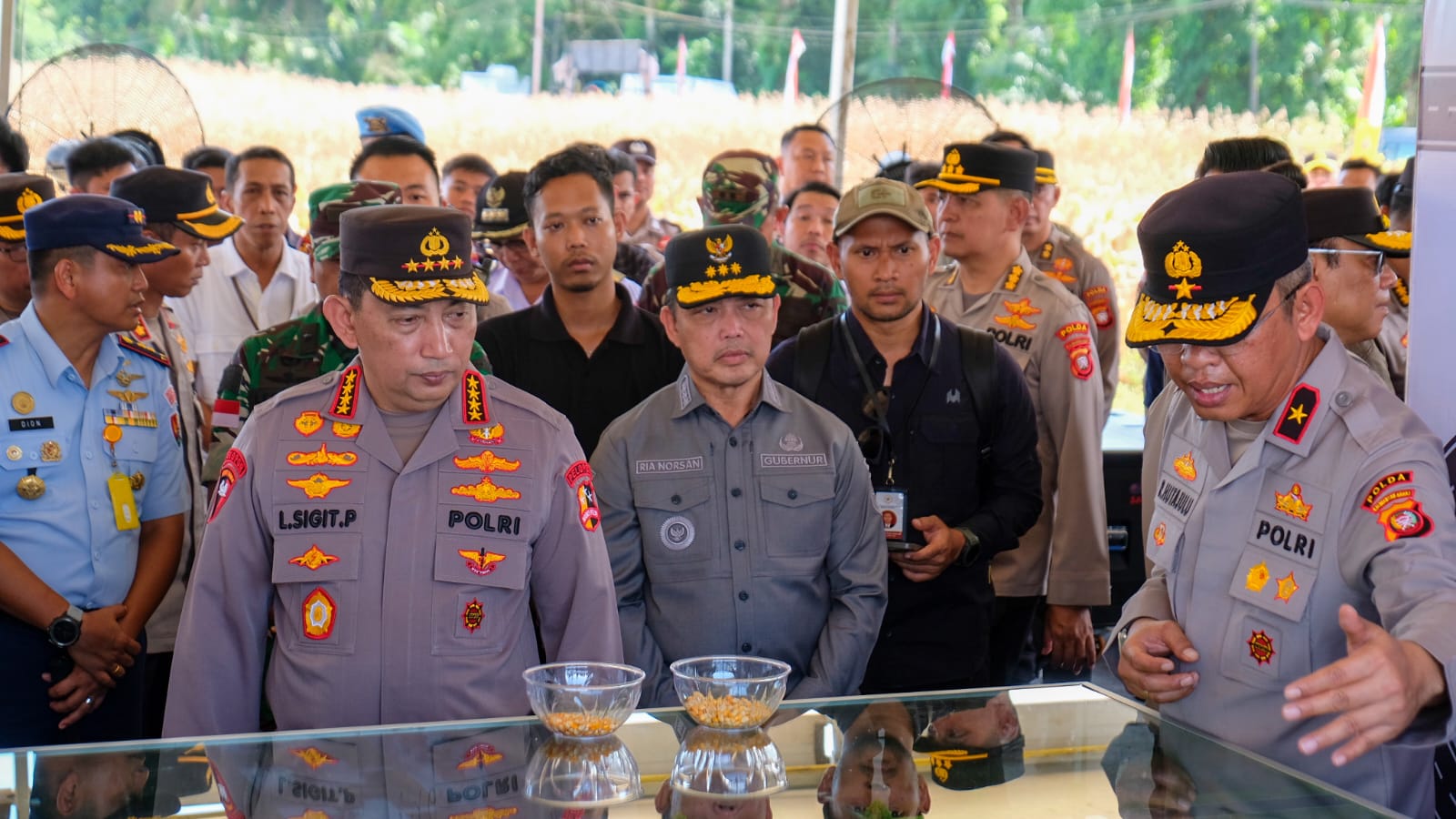 Menjelang Panen Raya Jagung, Kapolri Tinjau Langsung Lokasi di Kalbar