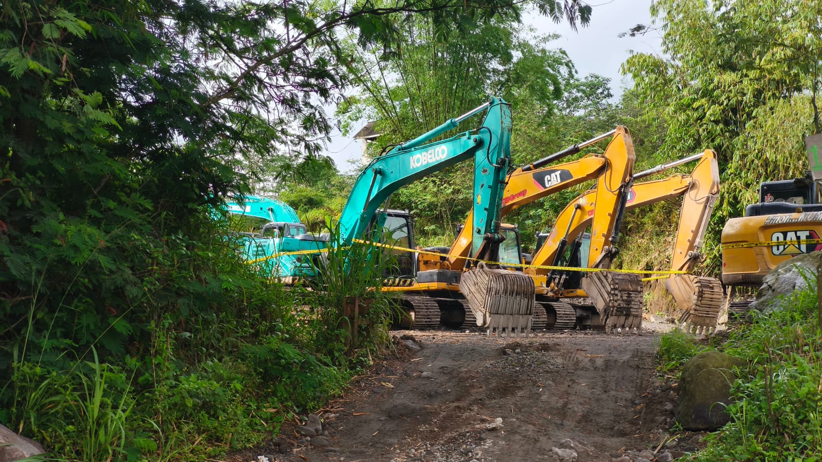 Bareskrim Polri Bongkar Tambang Ilegal di Lereng Merapi