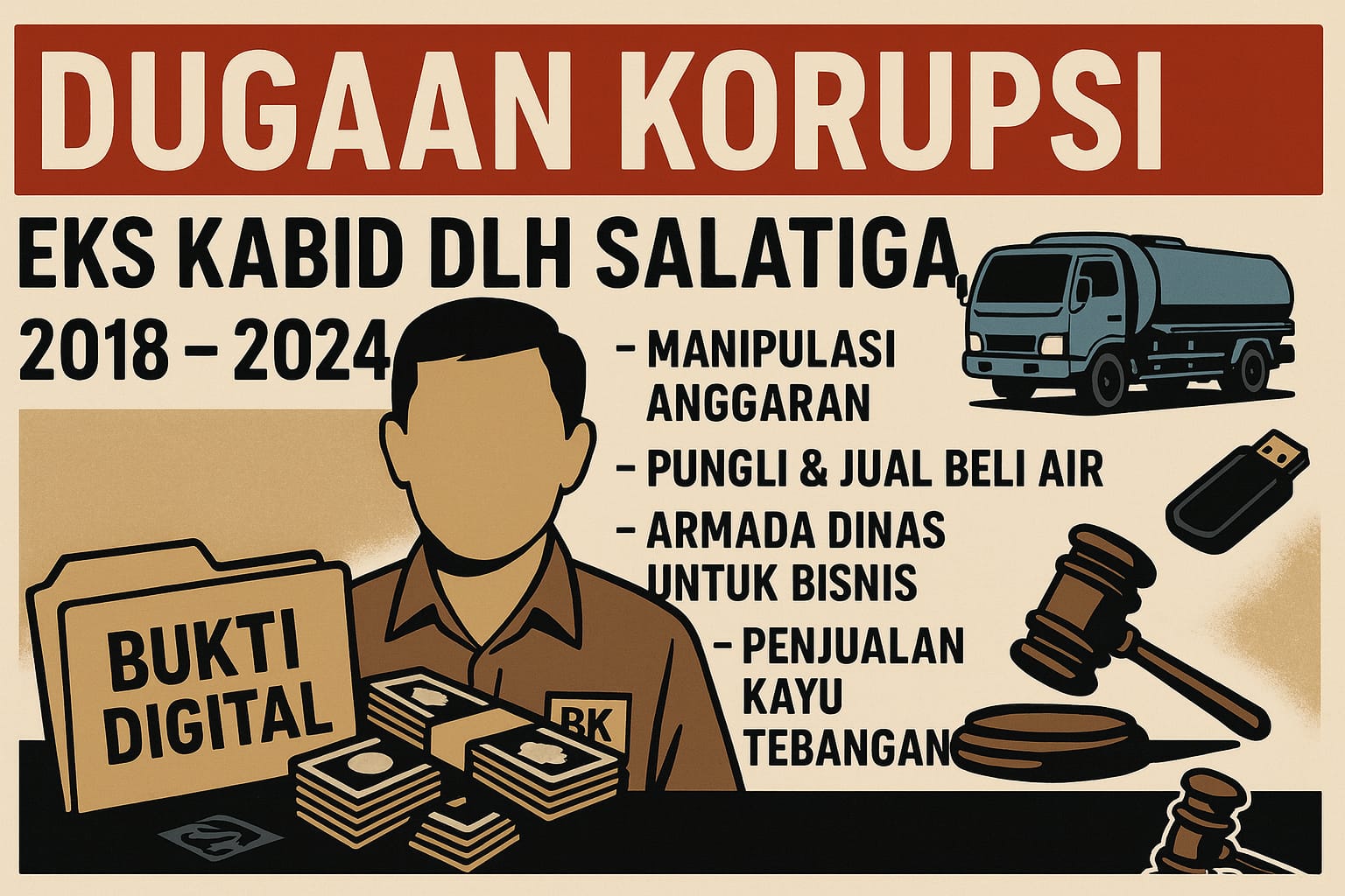 Dugaan Penyimpangan Eks Kabid DLH Salatiga Mengemuka, Investigasi Temukan Pola Pelanggaran Berulang