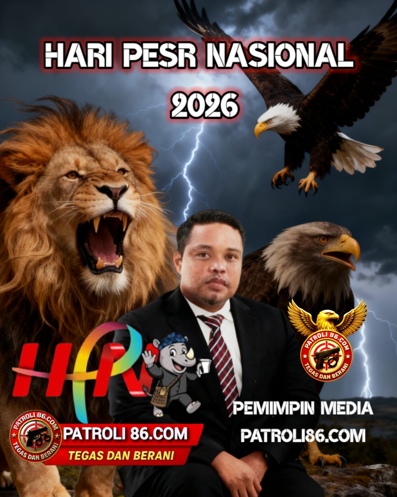 Peringatan Hari Pers Nasional 2026, Patroli86.com Tegaskan Komitmen Pers yang Berintegritas