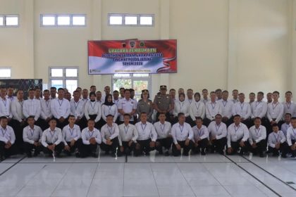 Cetak Satpam Profesional dan Berintegritas, Polres Purbalingga Gelar Pelatihan Gada Pratama