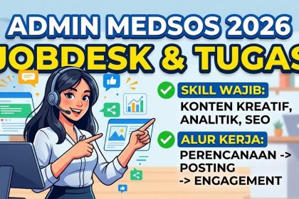 Jobdesk Admin Sosial Media 2026 Tugas, Skill & Alur Kerja