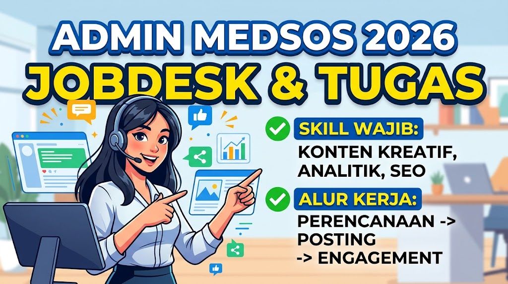 Jobdesk Admin Sosial Media 2026 Tugas, Skill & Alur Kerja