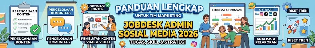 Panduan Jobdesk Admin Sosial Media Lengkap untuk Tim Marketing