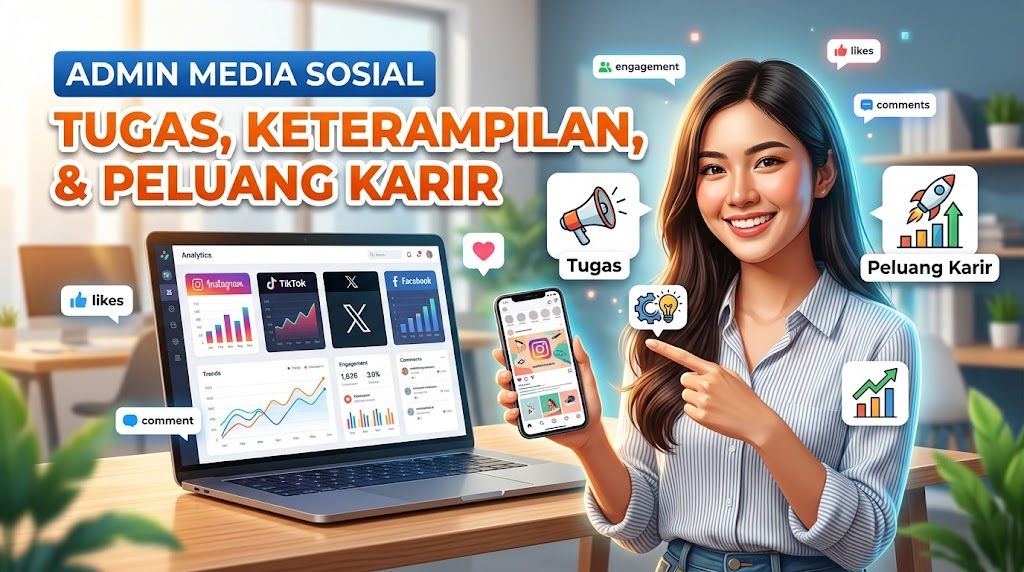 Pekerjaan Admin Sosial Media Tugas, Keterampilan, dan Peluang Karir
