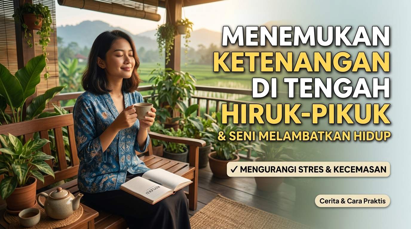 Seni Melambatkan Hidup: Cerita dan Cara Menemukan Ketenangan di Tengah Hiruk-Pikuk Dunia