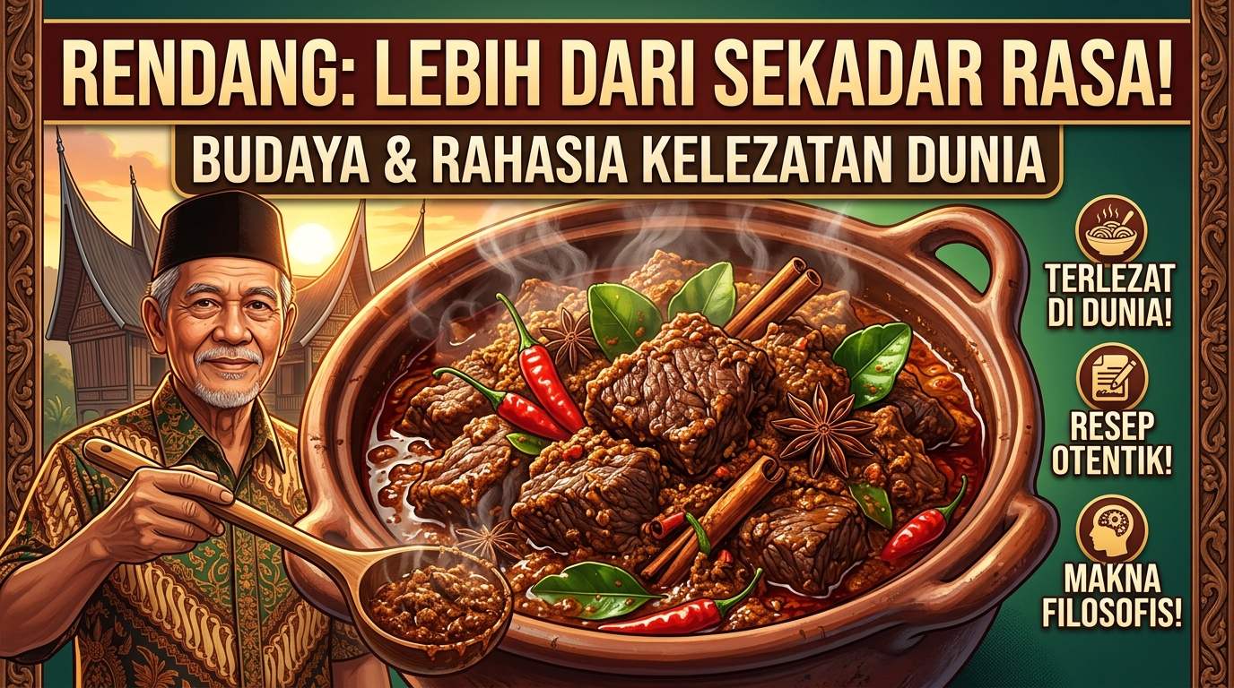 Resep Rendang Otentik & Kisah di Balik Kelezatan Dunia